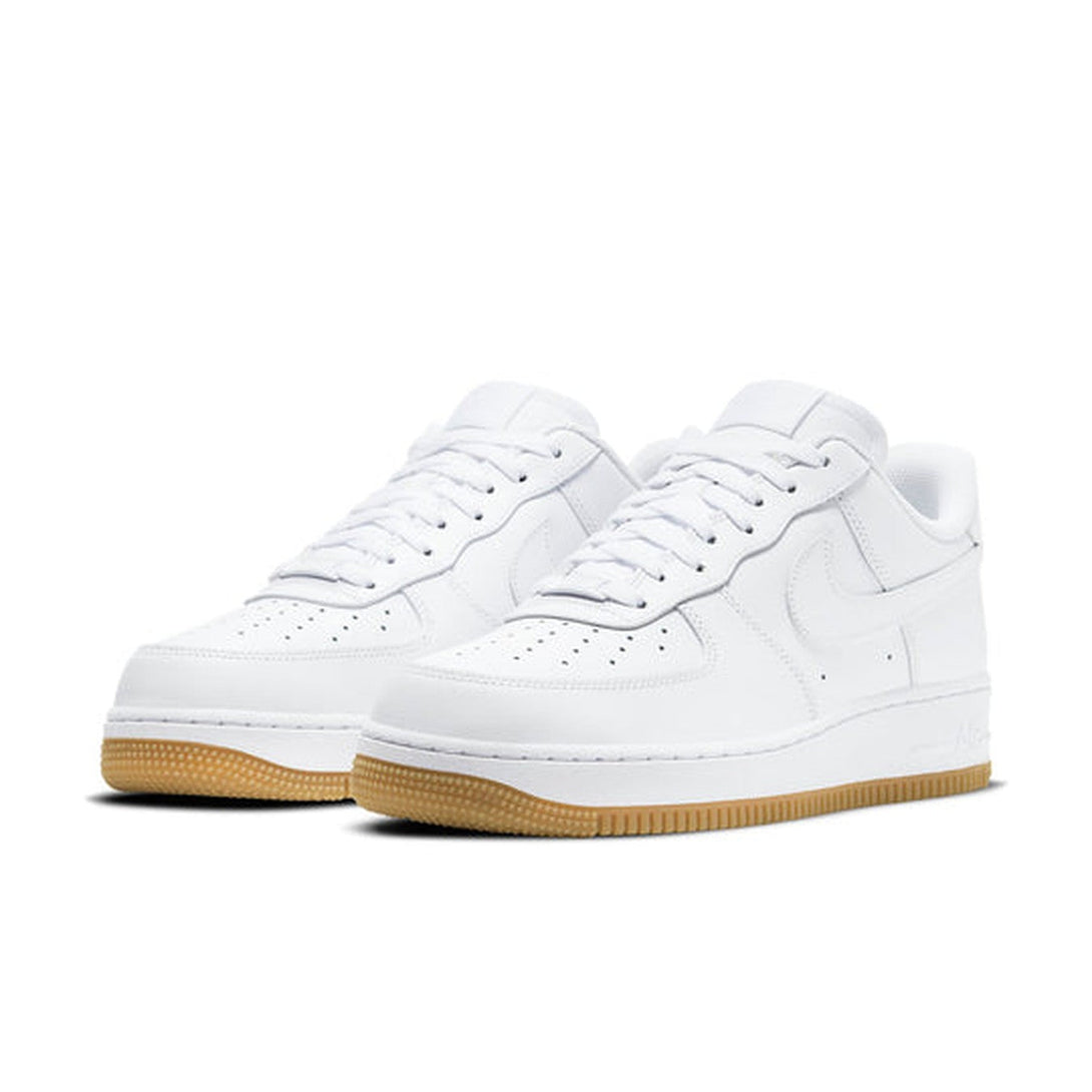 Nike Air Force 1 '07 'White Gum Light Brown'- Streetwear Fashion 950 - levefly.com