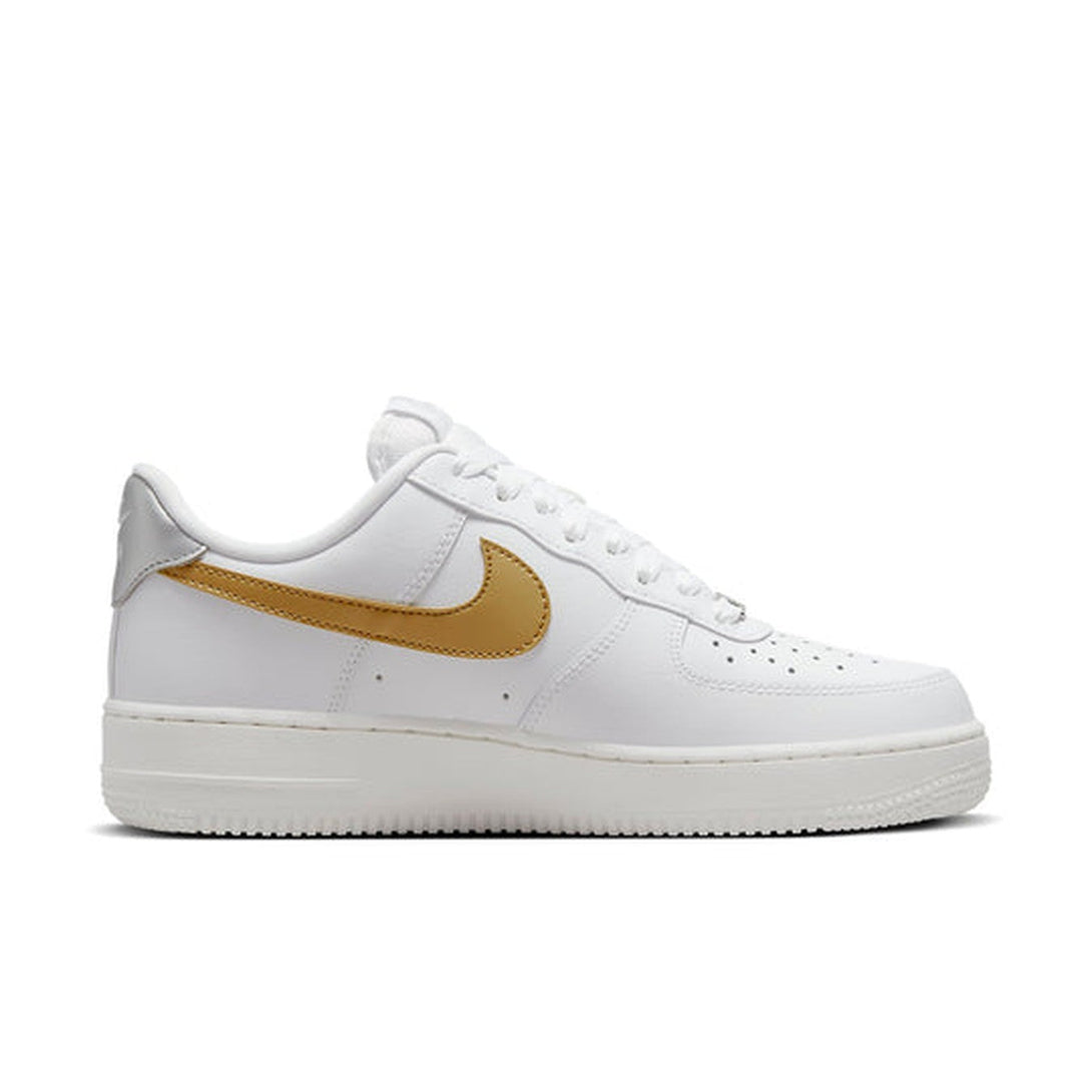 Nike Air Force 1 '07 'White Metallic Gold'- Streetwear Fashion 950 - levefly.com