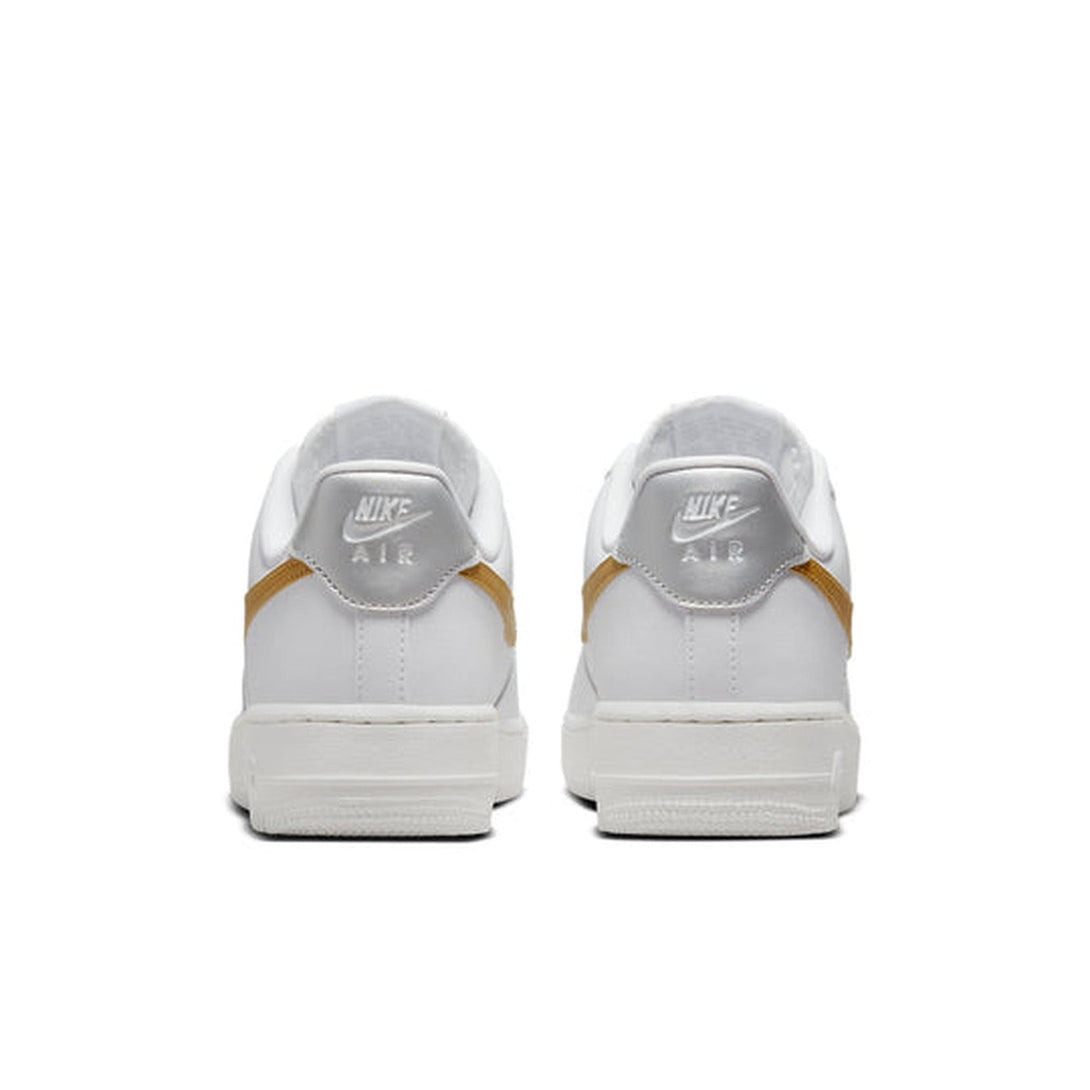 Nike Air Force 1 '07 'White Metallic Gold'- Streetwear Fashion 950 - levefly.com