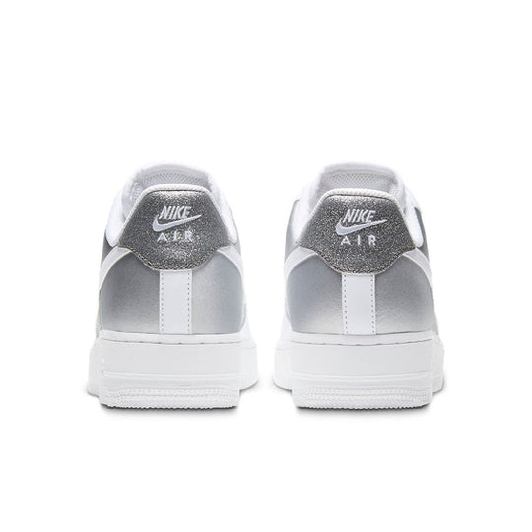 Nike Air Force 1 '07 'White Metallic Silver'- Streetwear Fashion 950 - levefly.com