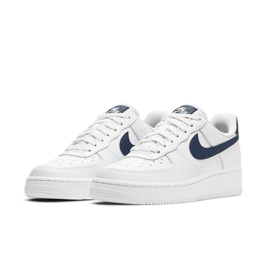 Nike Air Force 1 '07 'White Midnight Navy'- Streetwear Fashion 950 - levefly.com