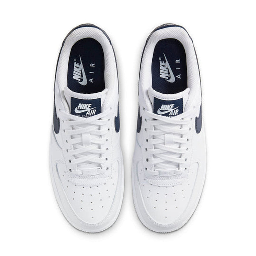 Nike Air Force 1 '07 'White Midnight Navy'- Streetwear Fashion 950 - levefly.com