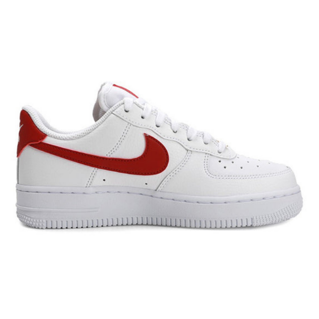 Nike Air Force 1 '07 'White Noble Red'- Streetwear Fashion 950 - levefly.com