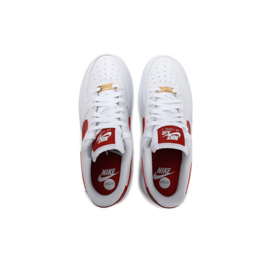 Nike Air Force 1 '07 'White Noble Red'- Streetwear Fashion 950 - levefly.com