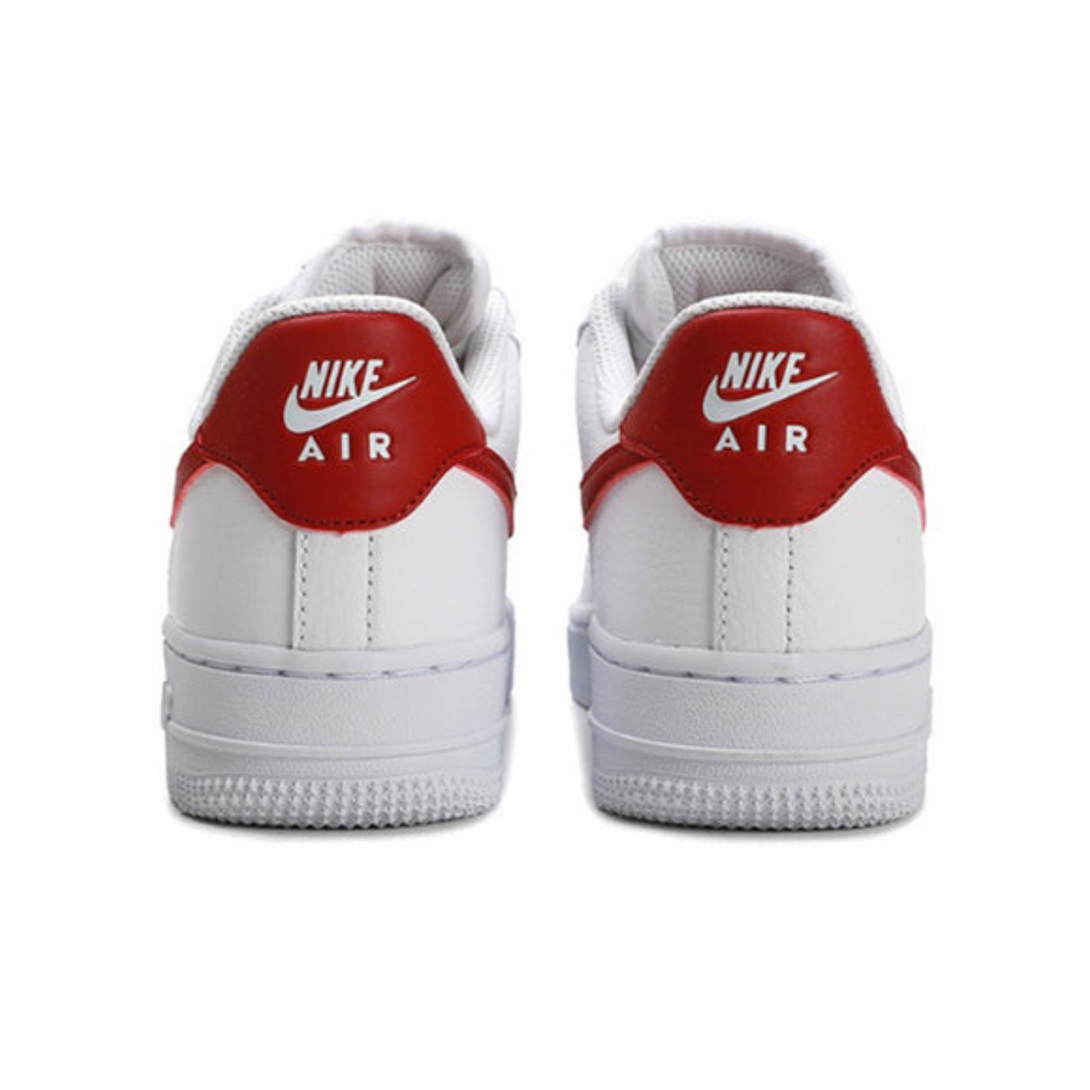 Nike Air Force 1 '07 'White Noble Red'- Streetwear Fashion 950 - levefly.com