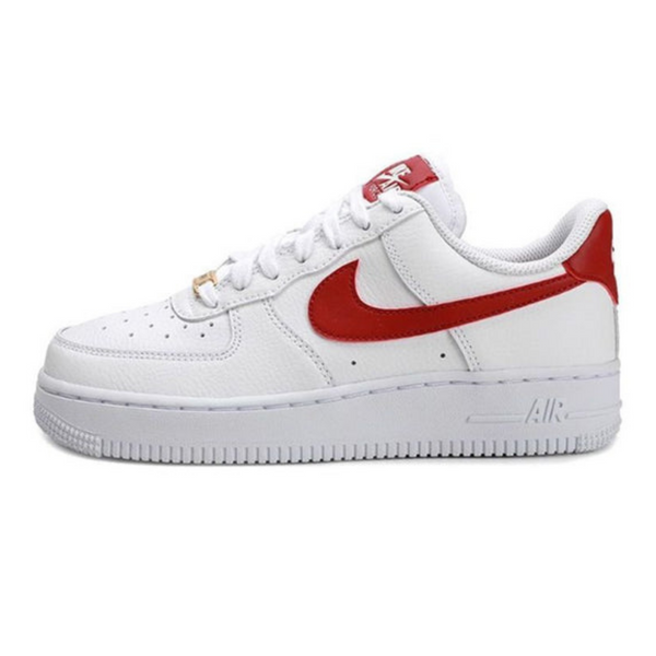 Nike Air Force 1 '07 'White Noble Red'- Streetwear Fashion 950 - levefly.com