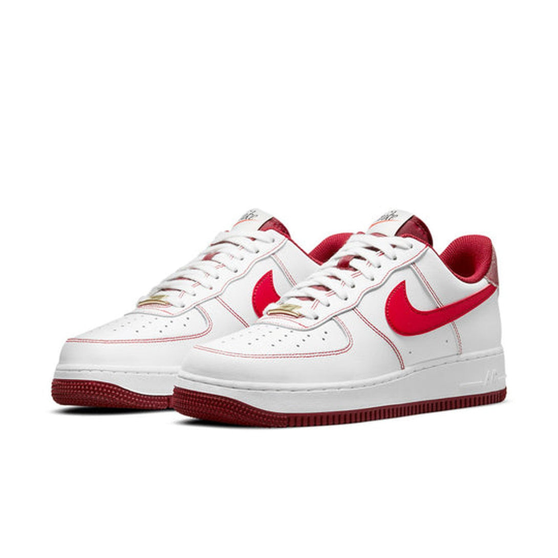 Nike Air Force 1 '07 'White University Red'- Streetwear Fashion 950 - levefly.com