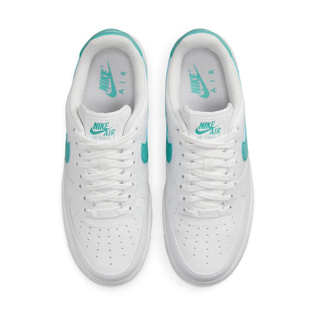 Nike Air Force 1 '07 'White Washed Teal'- Streetwear Fashion 950 - levefly.com