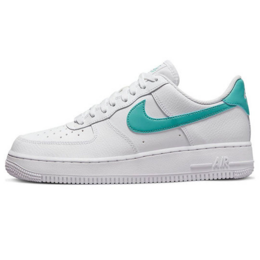 Nike Air Force 1 '07 'White Washed Teal'- Streetwear Fashion 950 - levefly.com