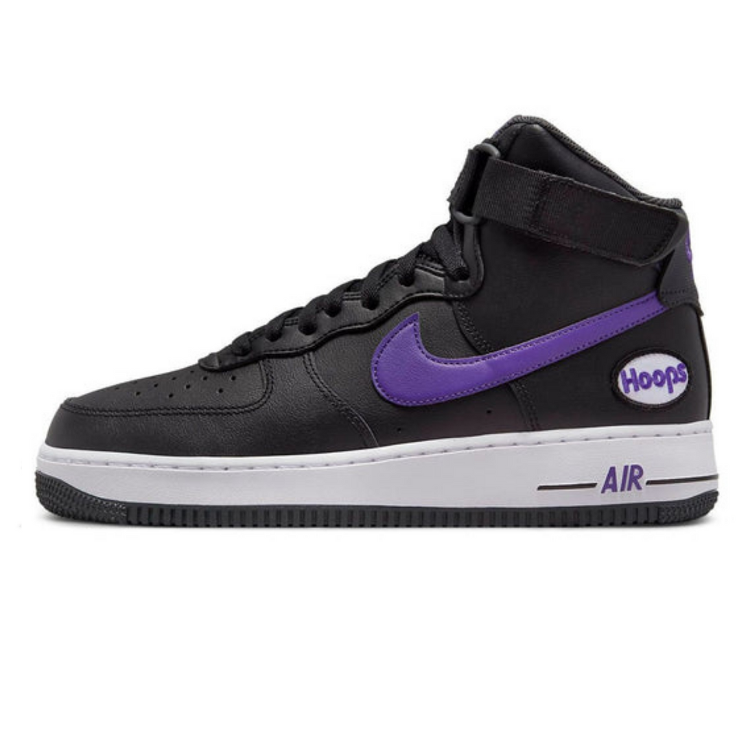 Nike Air Force 1 High '07 LV8 Hoops 'Black Purple'- Streetwear Fashion 950 - levefly.com