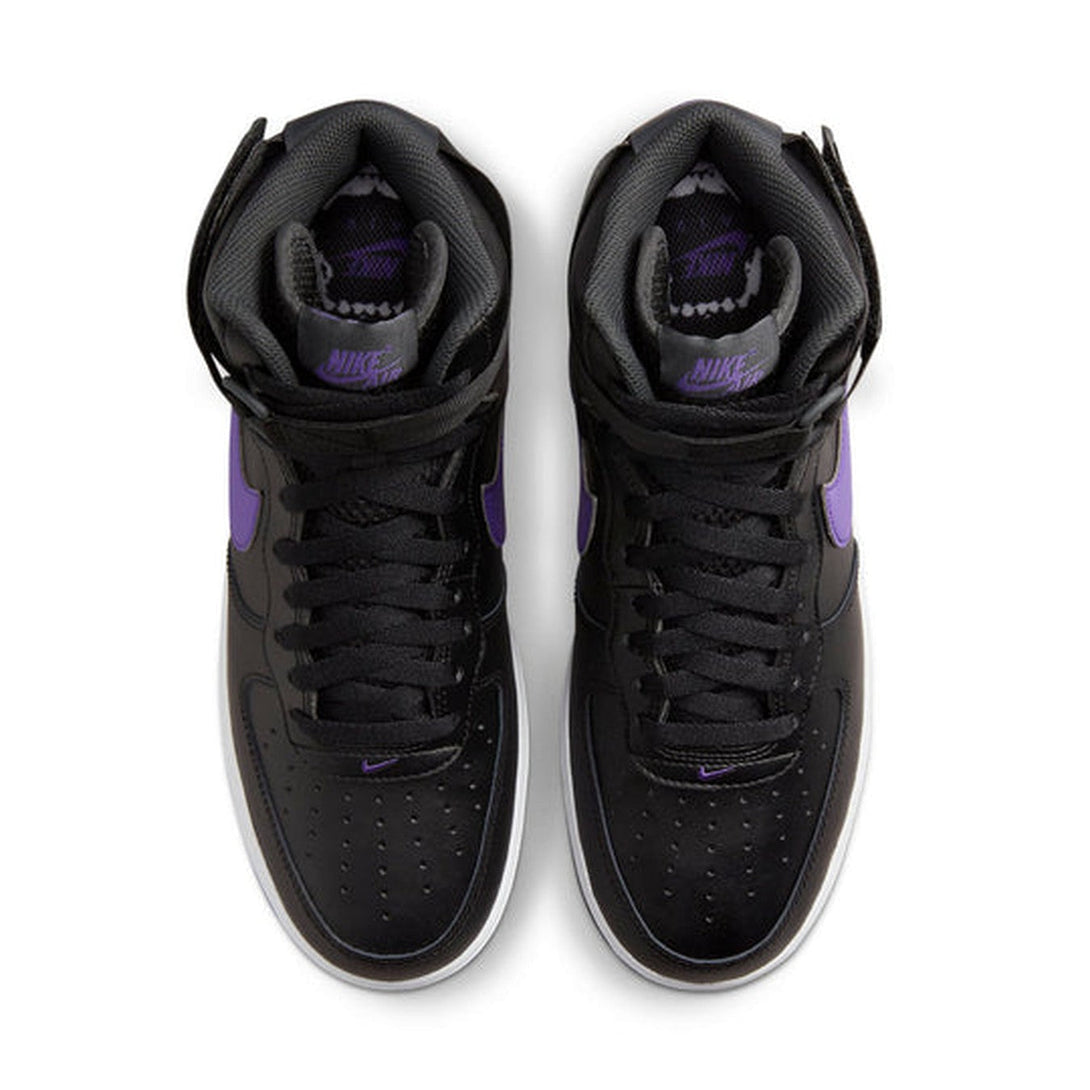 Nike Air Force 1 High '07 LV8 Hoops 'Black Purple'- Streetwear Fashion 950 - levefly.com