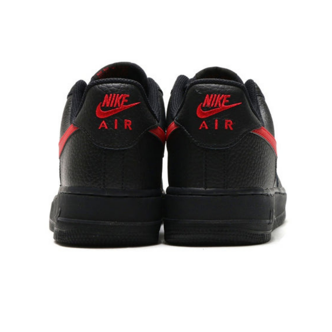 Nike Air Force 1 Low '07 'Black University Red'- Streetwear Fashion 950 - levefly.com