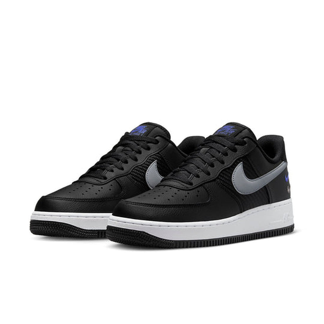 Nike Air Force 1 Low '07 'Double Swoosh Black Racer Blue'- Streetwear Fashion 950 - levefly.com