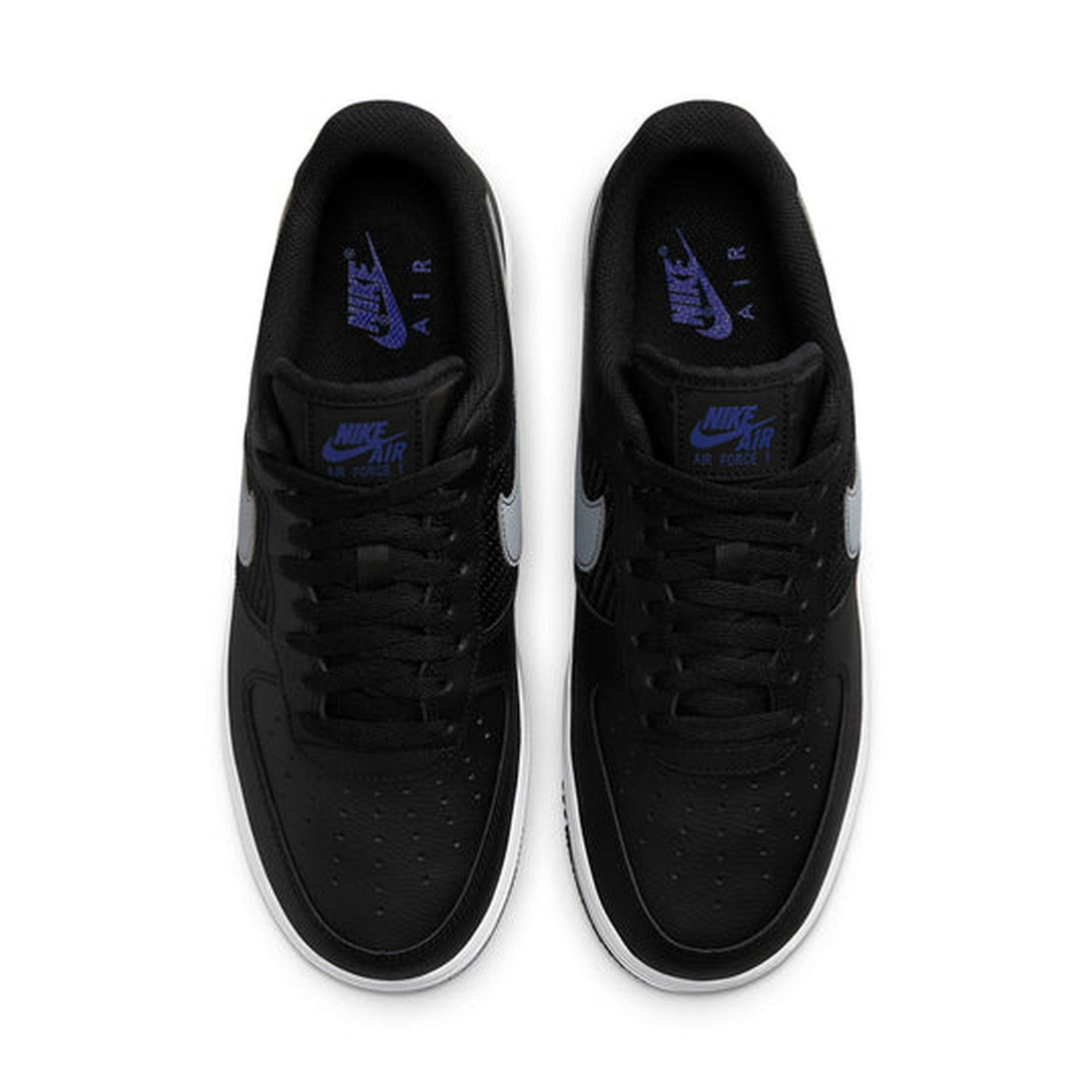 Nike Air Force 1 Low '07 'Double Swoosh Black Racer Blue'- Streetwear Fashion 950 - levefly.com