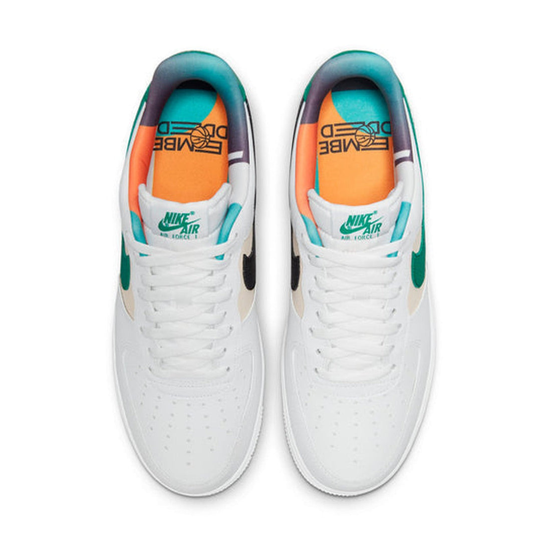 Nike Air Force 1 Low '07 LV8 EMB 'White Malachite'- Streetwear Fashion 950 - levefly.com