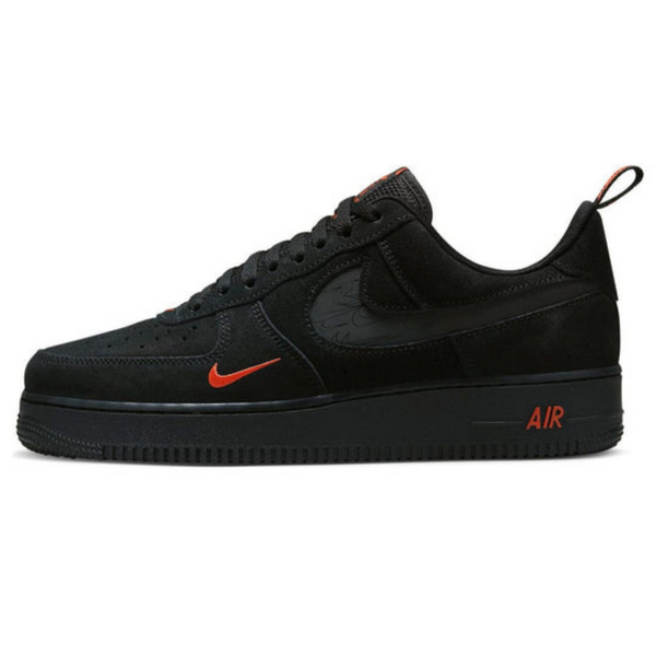 Nike Air Force 1 Low '07 LV8 'Multi-Swoosh Black Crimson'- Streetwear Fashion 950 - levefly.com