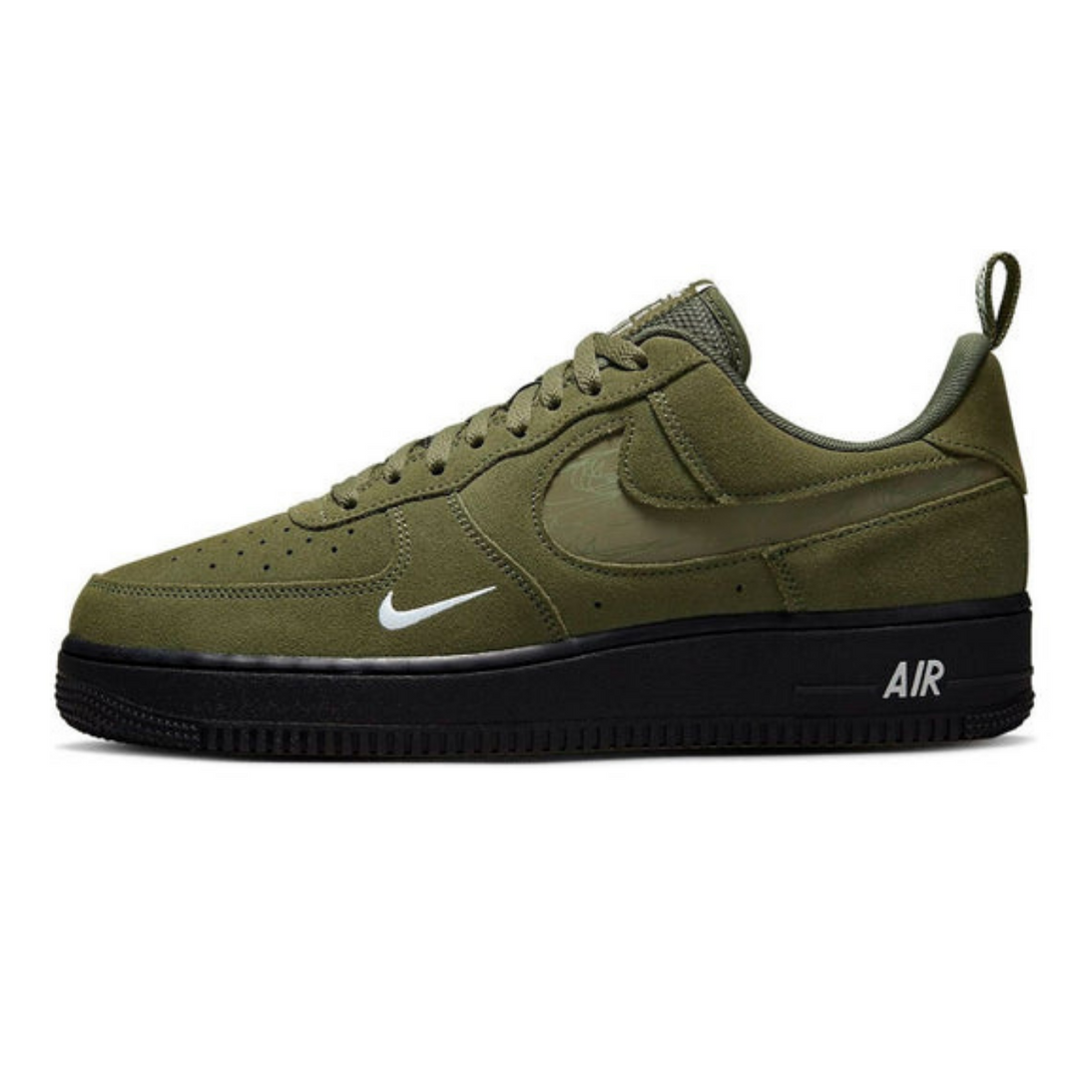 Nike Air Force 1 Low '07 LV8 'Reflective Swoosh - Cargo Khaki'- Streetwear Fashion 950 - levefly.com