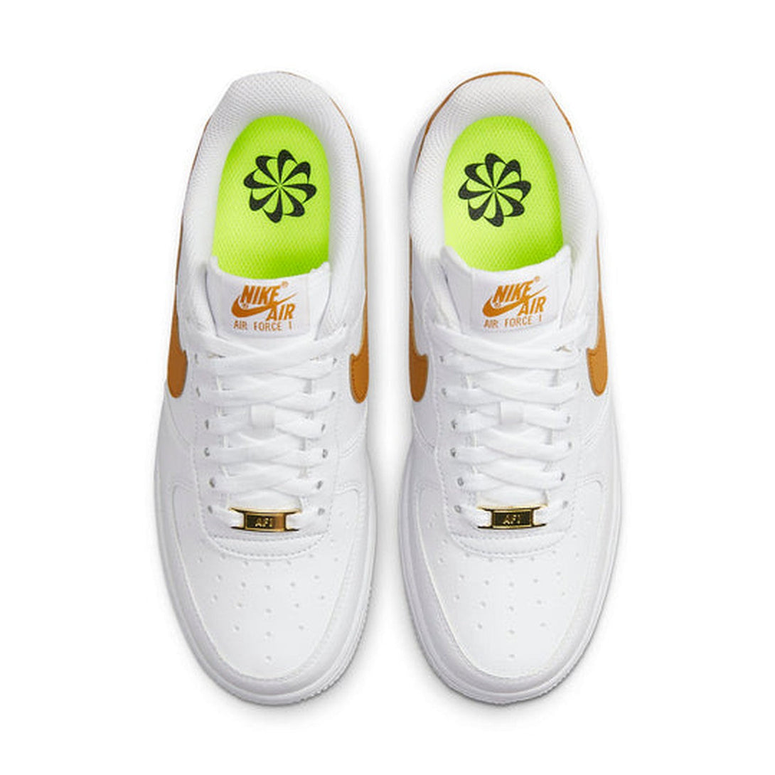 Nike Air Force 1 Low '07 Next Nature 'White Gold Suede'- Streetwear Fashion 950 - levefly.com