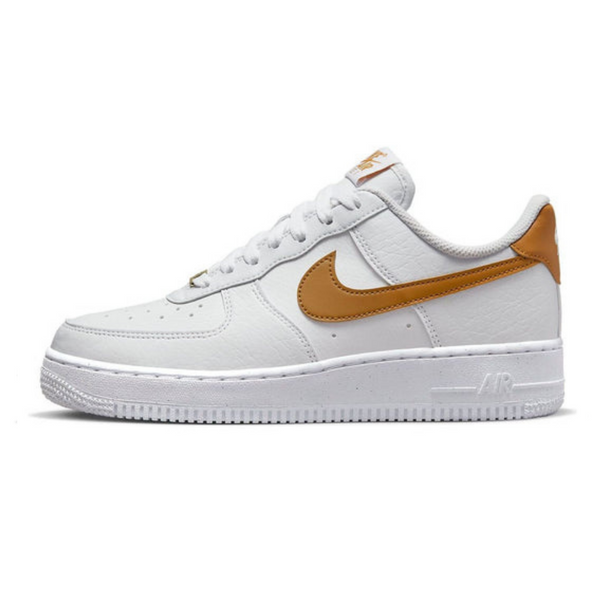 Nike Air Force 1 Low '07 Next Nature 'White Gold Suede'- Streetwear Fashion 950 - levefly.com