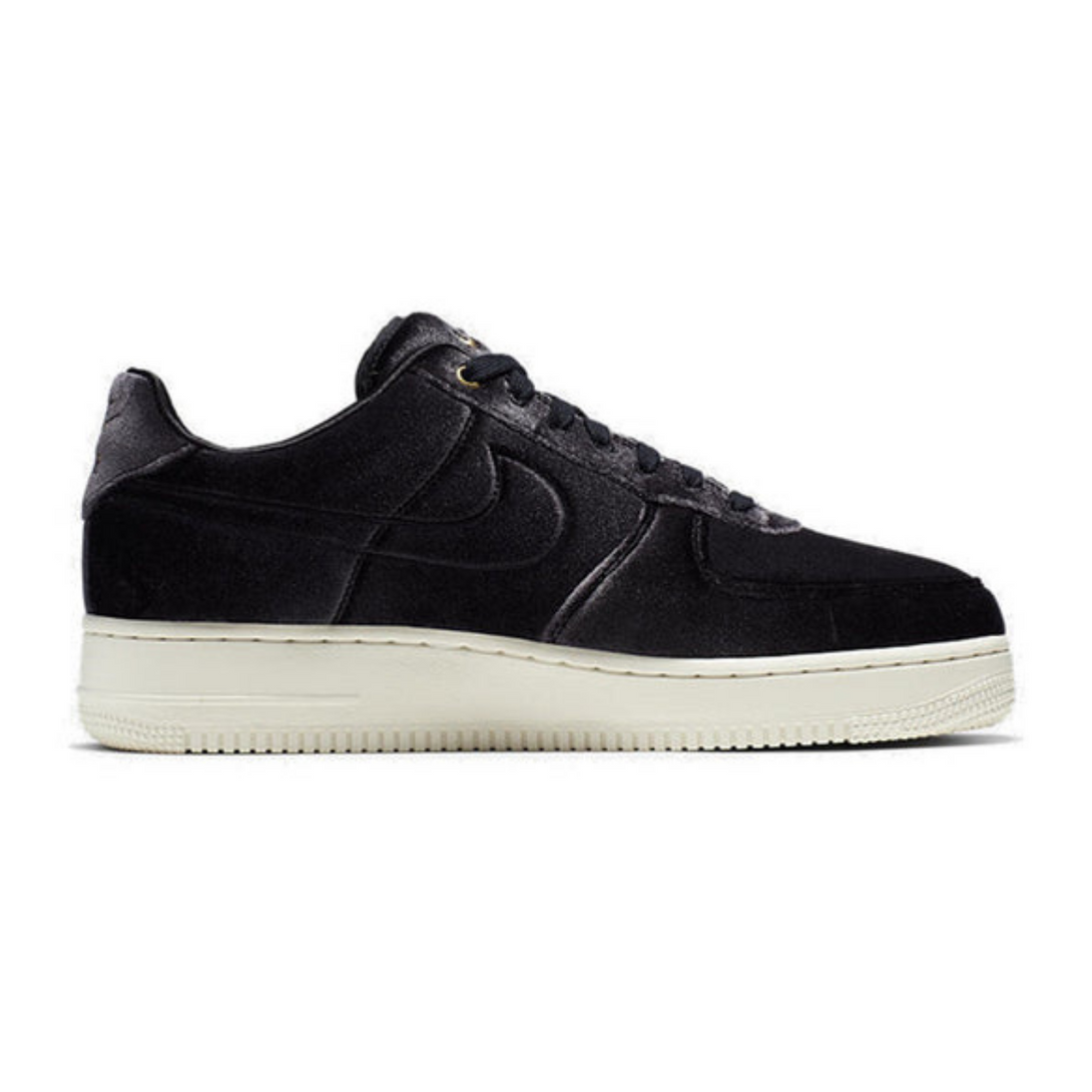 Nike Air Force 1 Low '07 Premium 'Black Velour'- Streetwear Fashion 950 - levefly.com