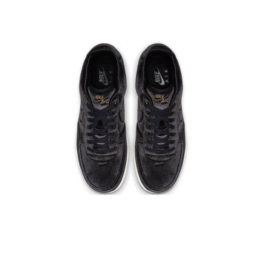 Nike Air Force 1 Low '07 Premium 'Black Velour'- Streetwear Fashion 950 - levefly.com