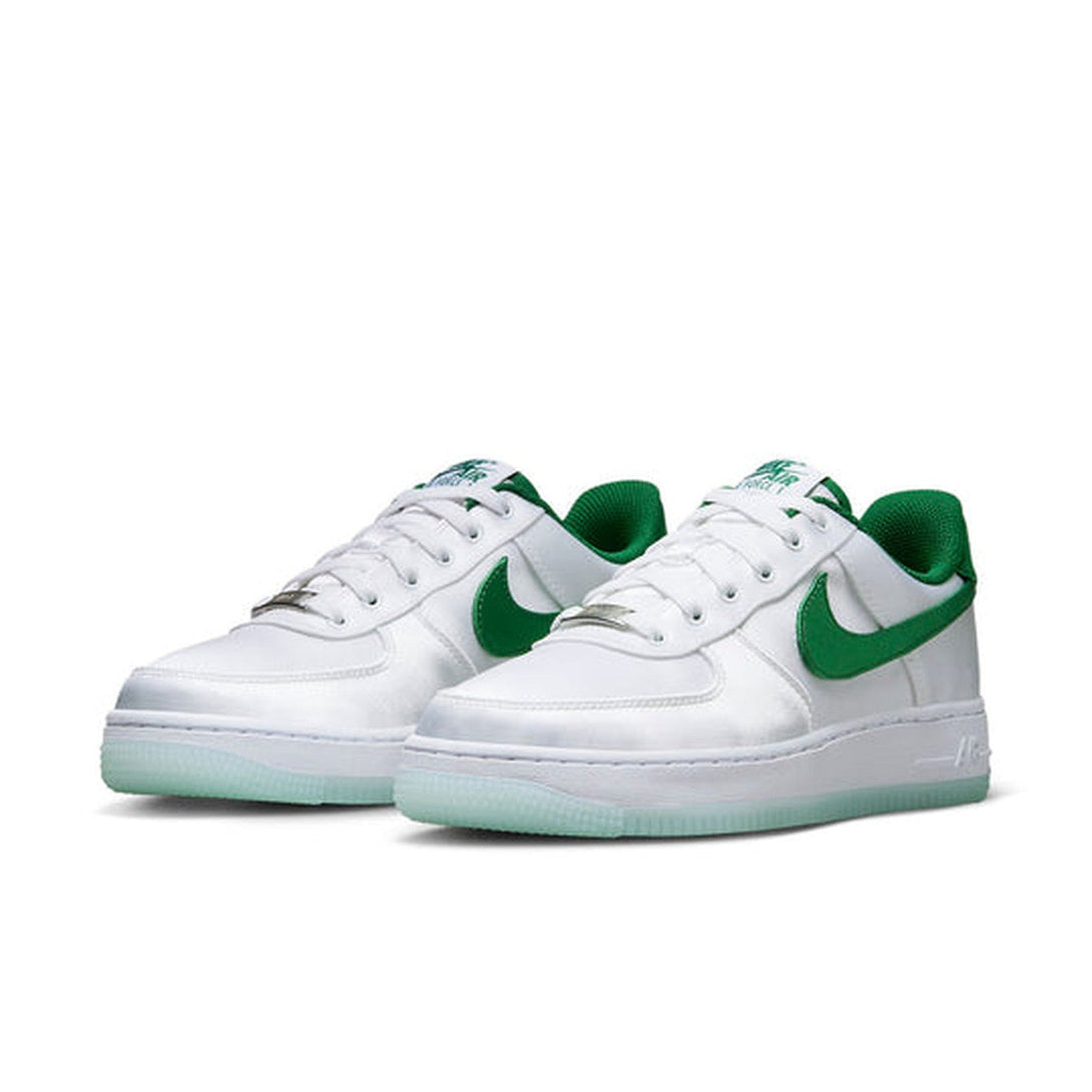 Nike Air Force 1 Low '07 'Satin' White Pine Green- Streetwear Fashion 950 - levefly.com