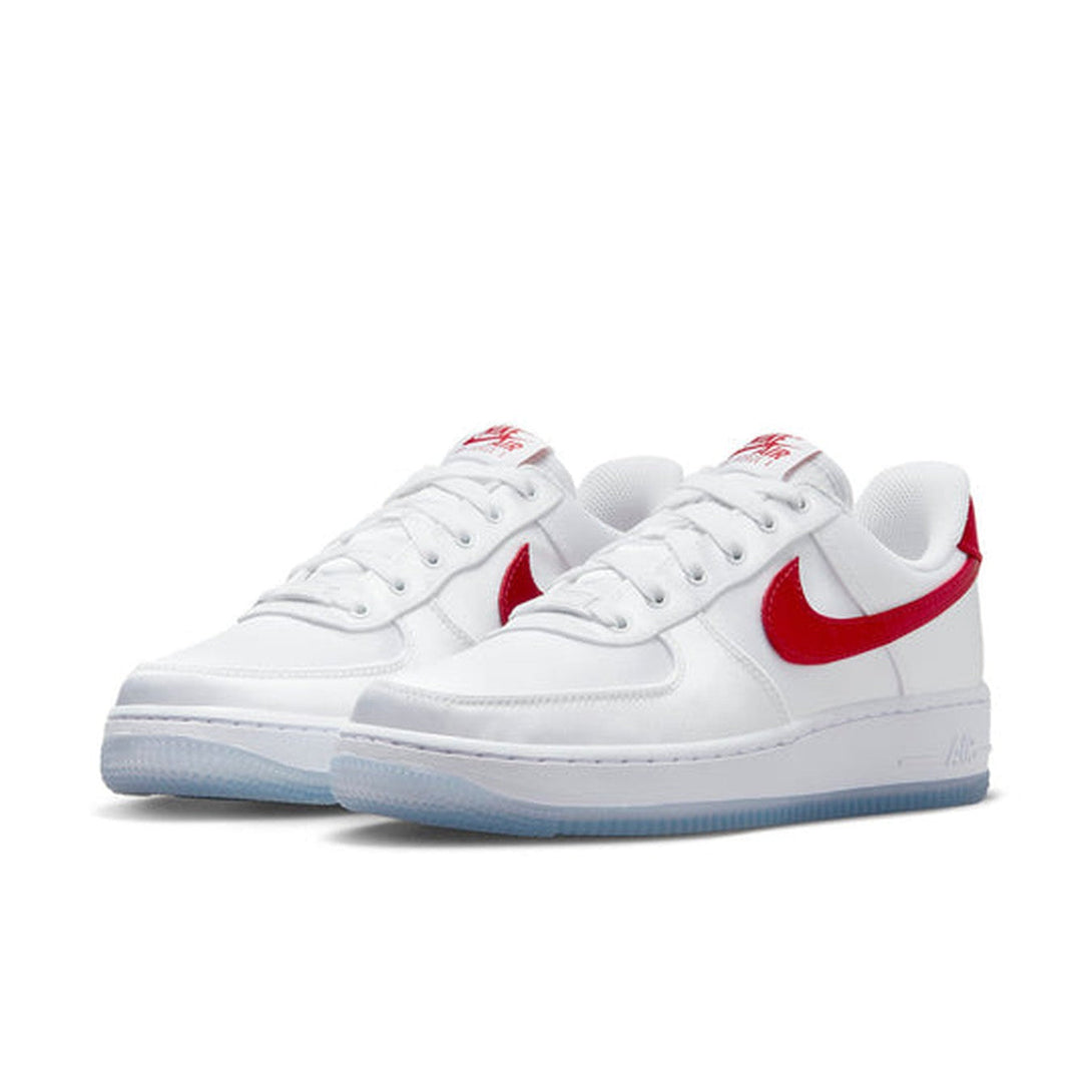 Nike Air Force 1 Low '07 'Satin White Varsity Red'- Streetwear Fashion 950 - levefly.com