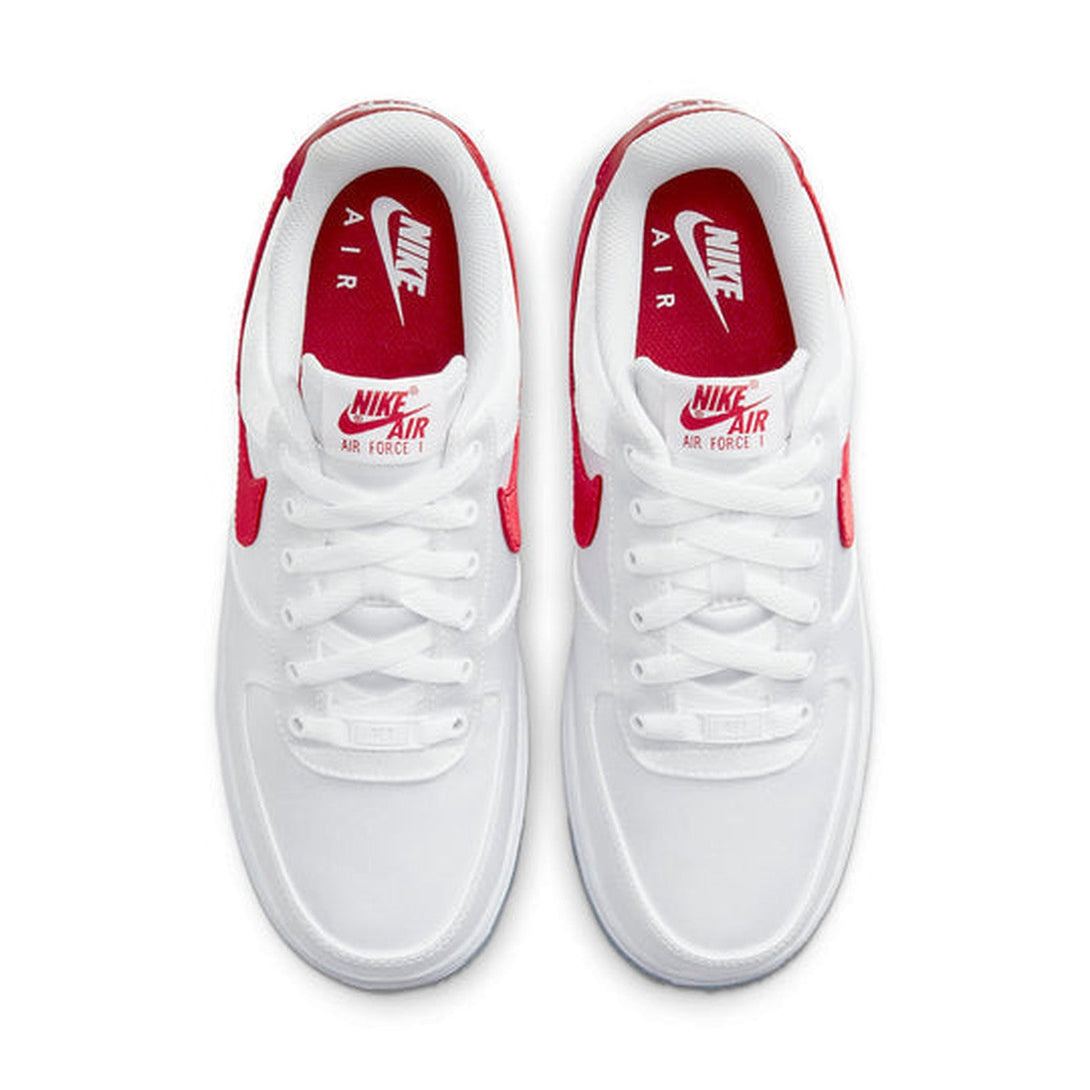 Nike Air Force 1 Low '07 'Satin White Varsity Red'- Streetwear Fashion 950 - levefly.com