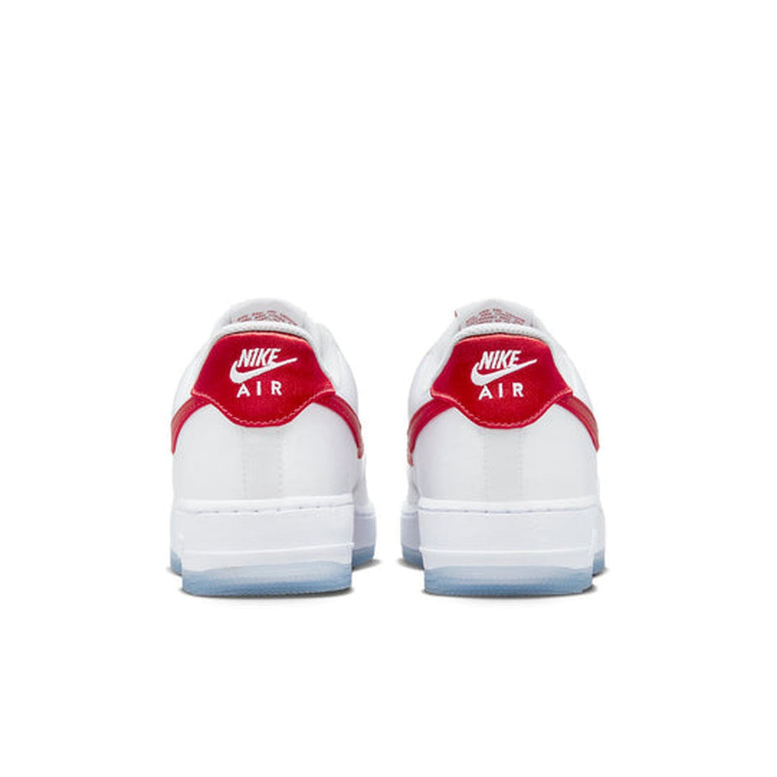 Nike Air Force 1 Low '07 'Satin White Varsity Red'- Streetwear Fashion 950 - levefly.com