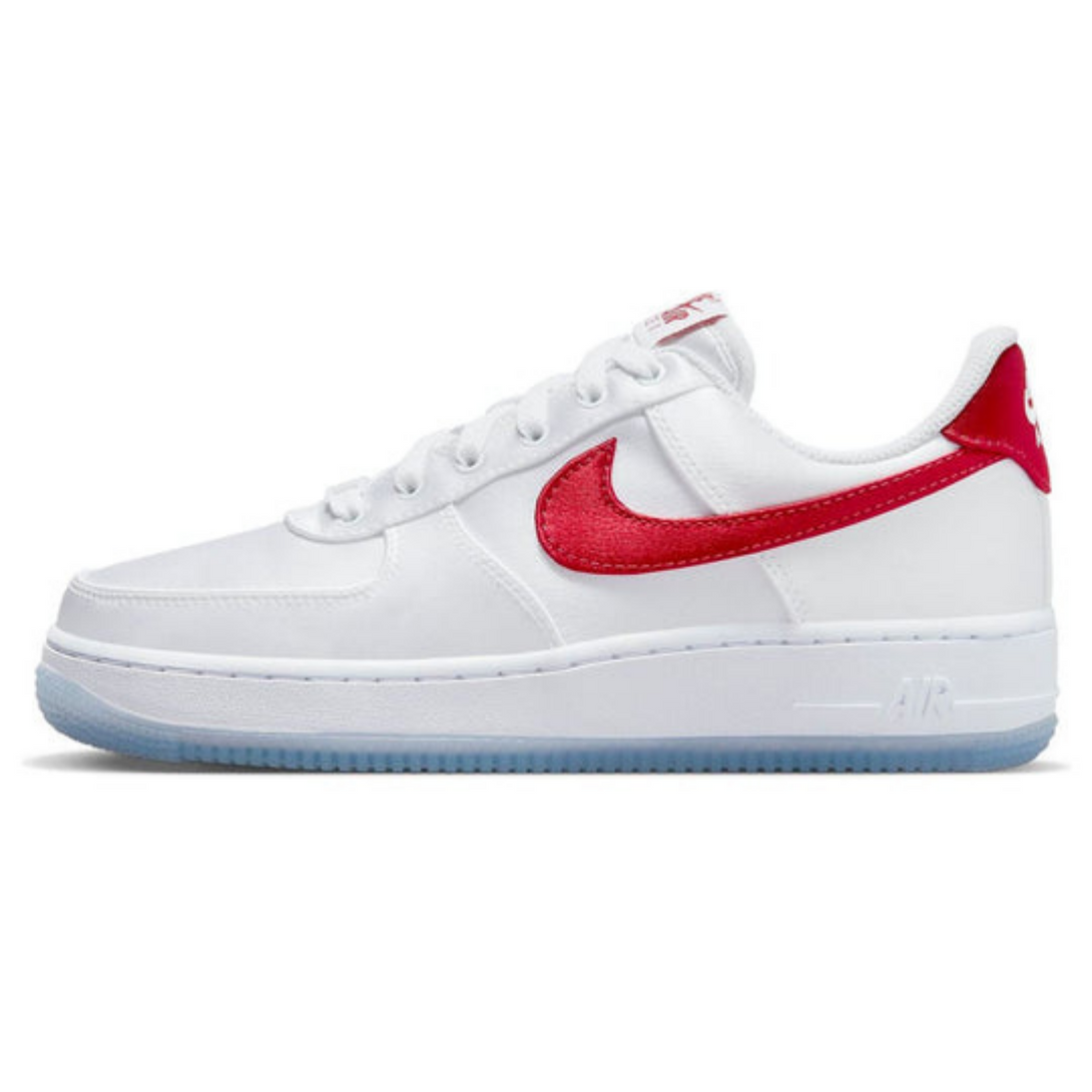 Nike Air Force 1 Low '07 'Satin White Varsity Red'- Streetwear Fashion 950 - levefly.com