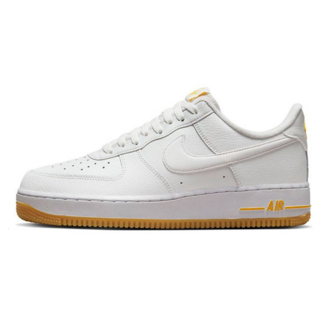 Nike Air Force 1 Low '07 'White University Gold Gum'- Streetwear Fashion 950 - levefly.com