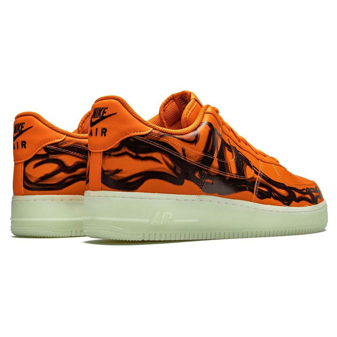 Nike Air Force 1 Low 'Orange Skeleton'- Streetwear Fashion 950 - levefly.com