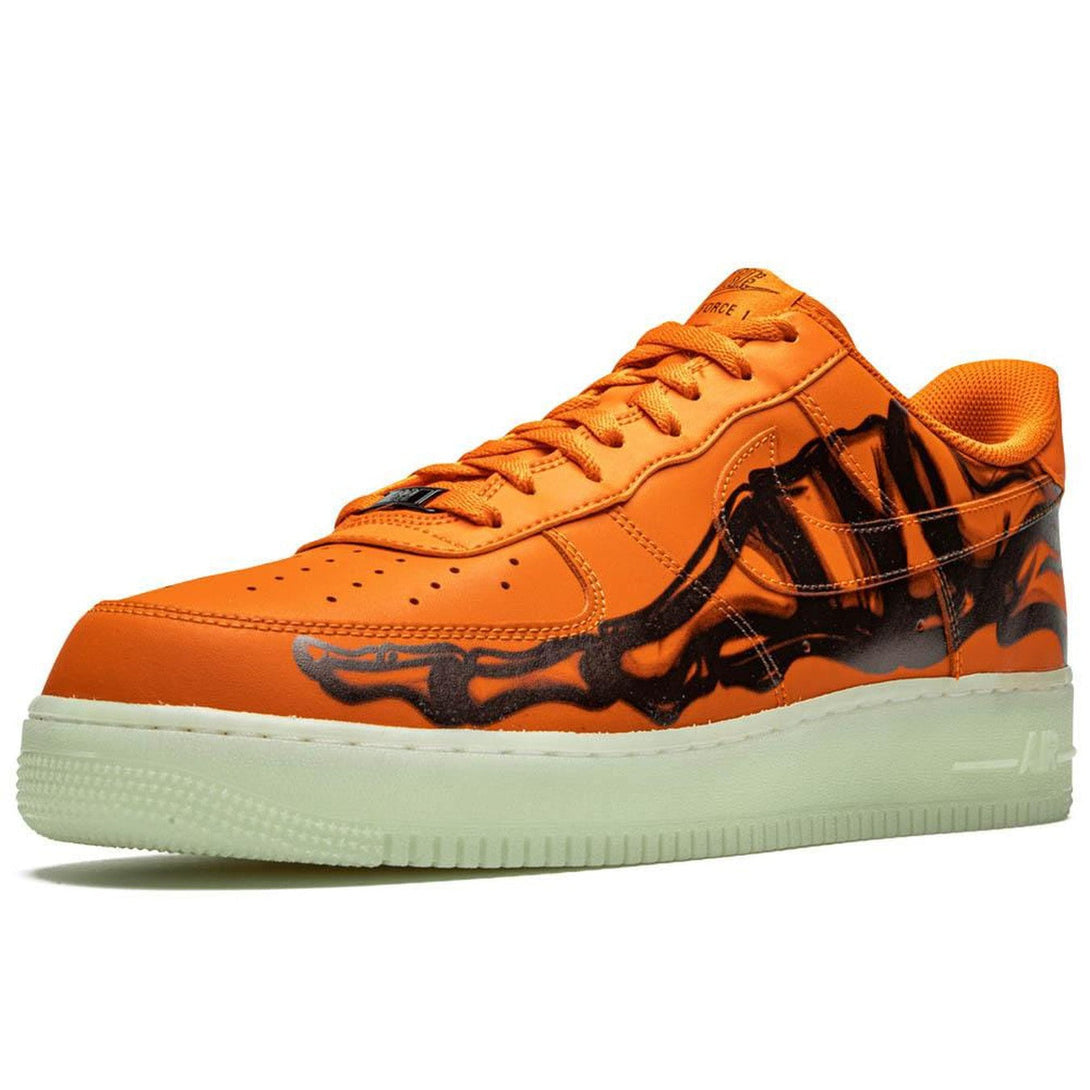 Nike Air Force 1 Low 'Orange Skeleton'- Streetwear Fashion 950 - levefly.com