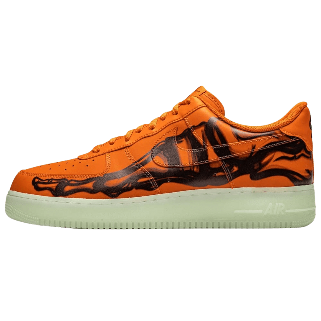 Nike Air Force 1 Low 'Orange Skeleton'- Streetwear Fashion 950 - levefly.com