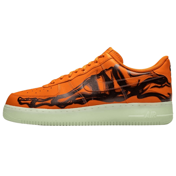 Nike Air Force 1 Low 'Orange Skeleton'- Streetwear Fashion 950 - levefly.com