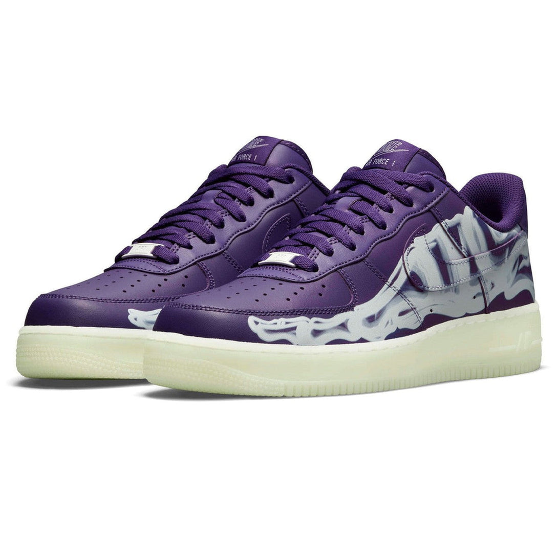 Nike Air Force 1 Low 'Purple Skeleton'- Streetwear Fashion 950 - levefly.com