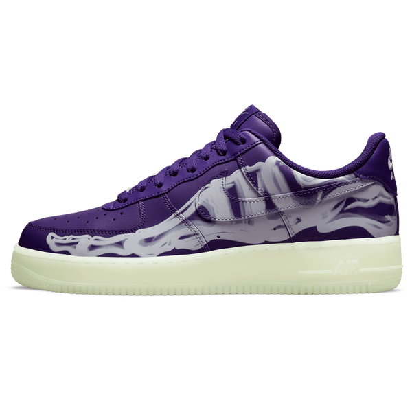 Nike Air Force 1 Low 'Purple Skeleton'- Streetwear Fashion 950 - levefly.com