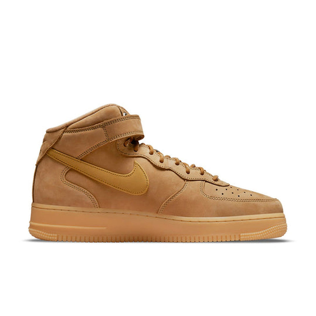 Nike Air Force 1 Mid '07 'Flax'- Streetwear Fashion 950 - levefly.com