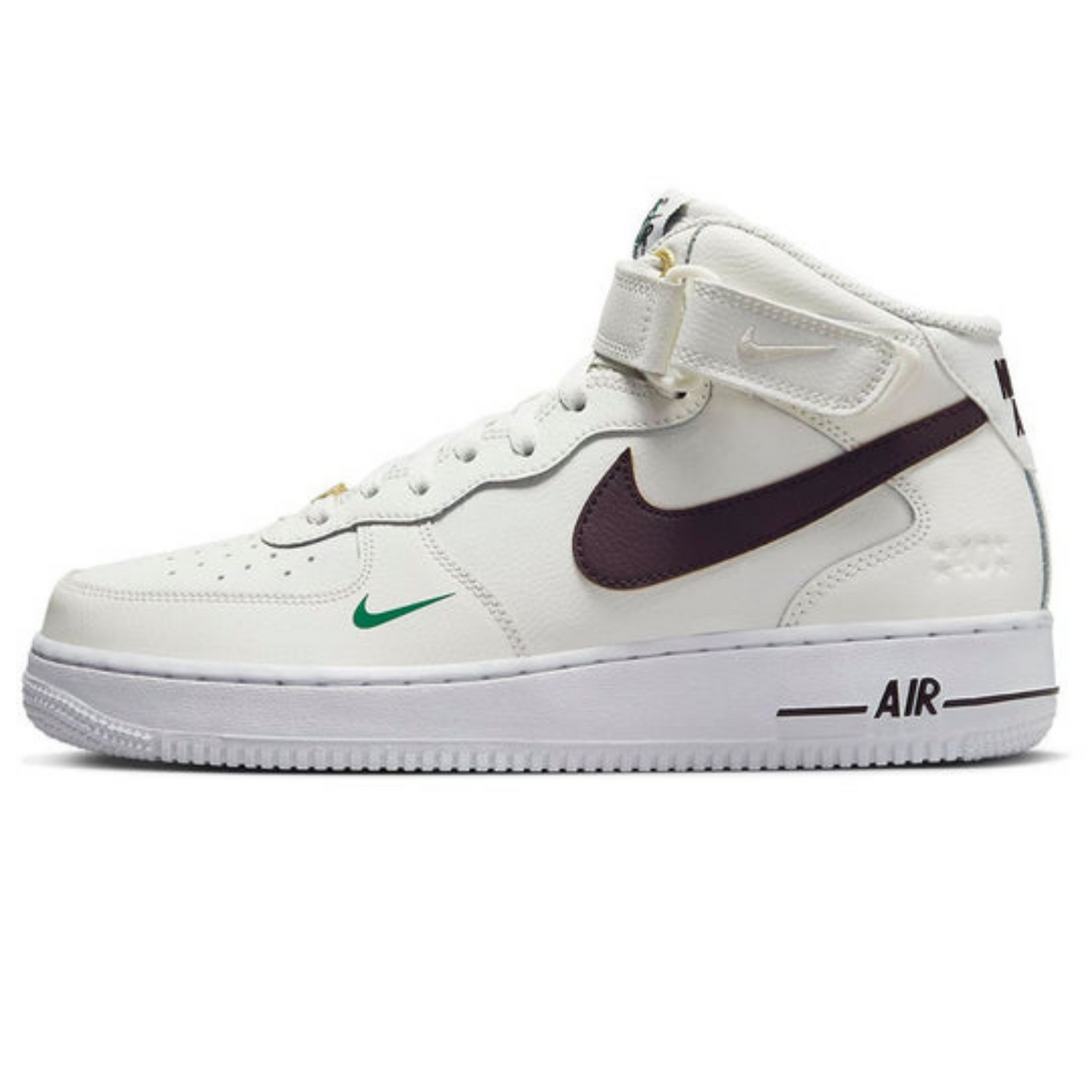 Nike Air Force 1 Mid '07 LV8 '40th Anniversary - Sail Brown Basalt'- Streetwear Fashion 950 - levefly.com