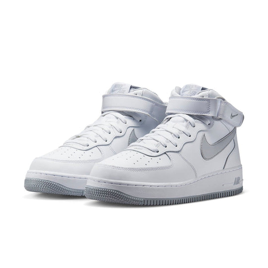 Nike Air Force 1 Mid '07 'White Wolf Grey'- Streetwear Fashion 950 - levefly.com