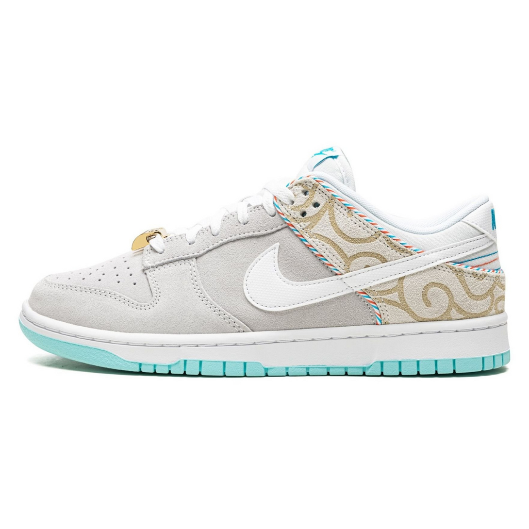 Nike Dunk Low "Barbershop - Grey"- Streetwear Fashion 950 - levefly.com