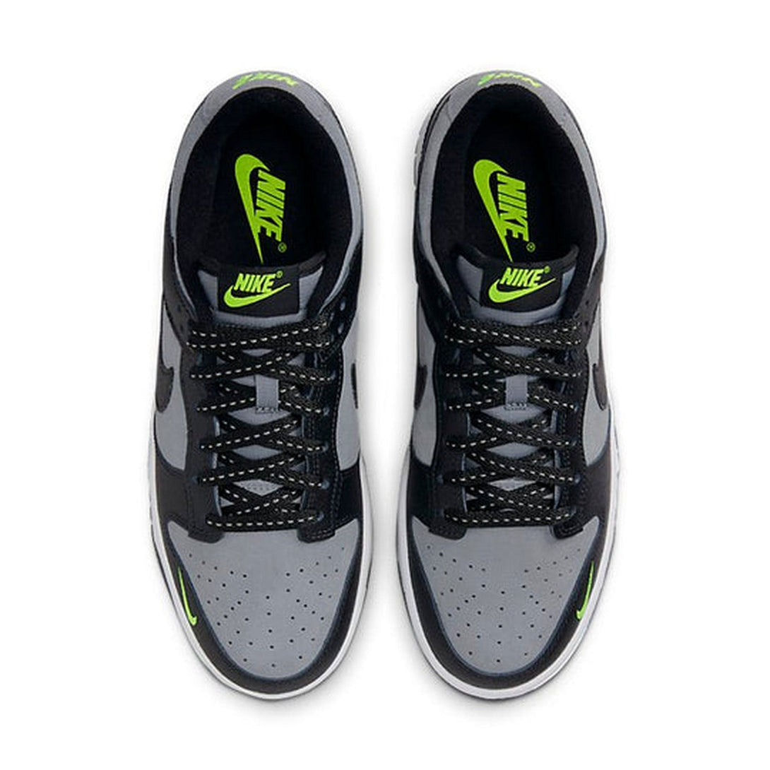 Nike Dunk Low 'Black Grey Green Strike'- Streetwear Fashion 950 - levefly.com