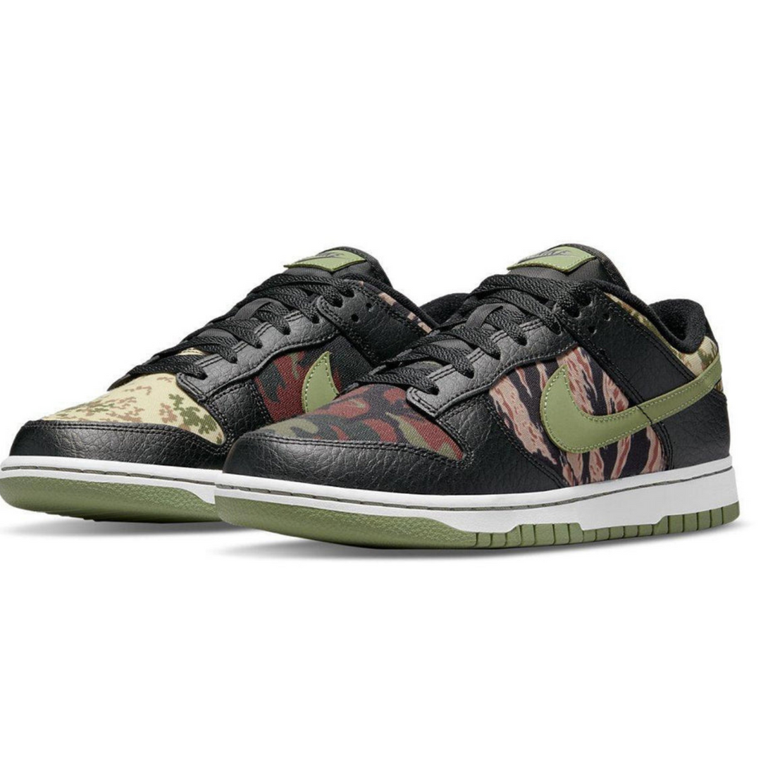 Nike Dunk Low Crazy Camo- Streetwear Fashion 950 - levefly.com