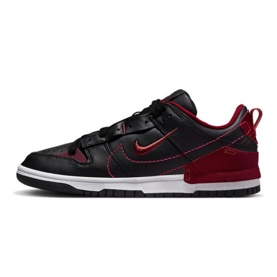 Nike Dunk Low Disrupt 2 'Black Dark Beetroot'- Streetwear Fashion 950 - levefly.com