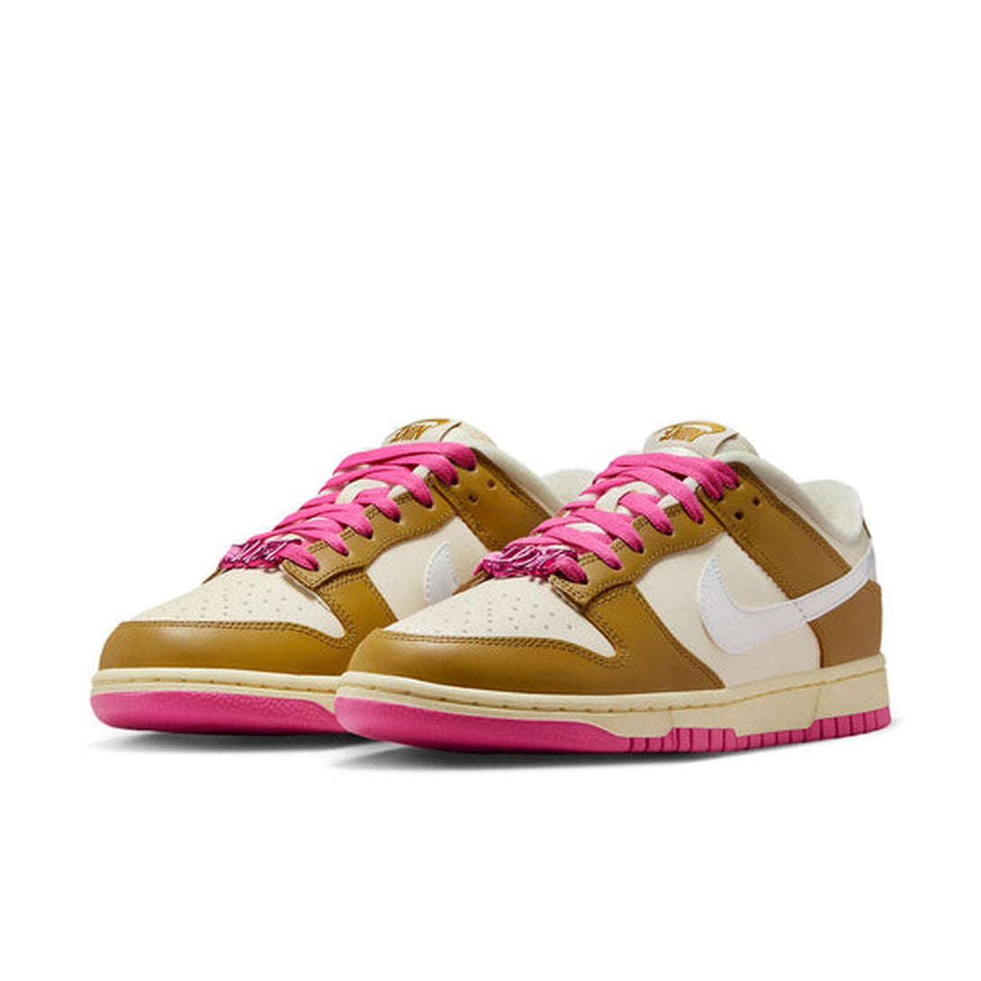 Nike Dunk Low 'Just Do It - Bronzine Pink'- Streetwear Fashion 950 - levefly.com