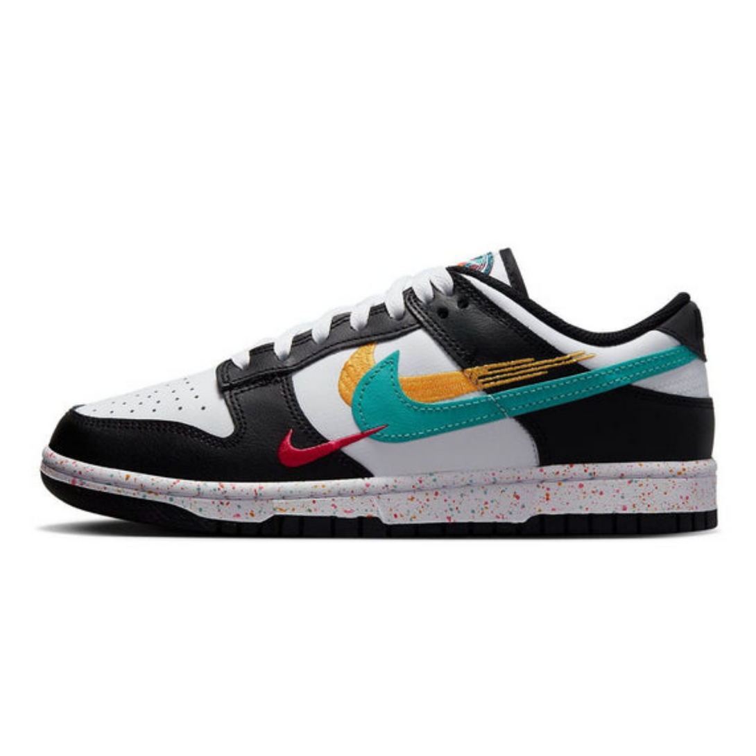 Nike Dunk Low 'Multi-Swoosh'- Streetwear Fashion 950 - levefly.com