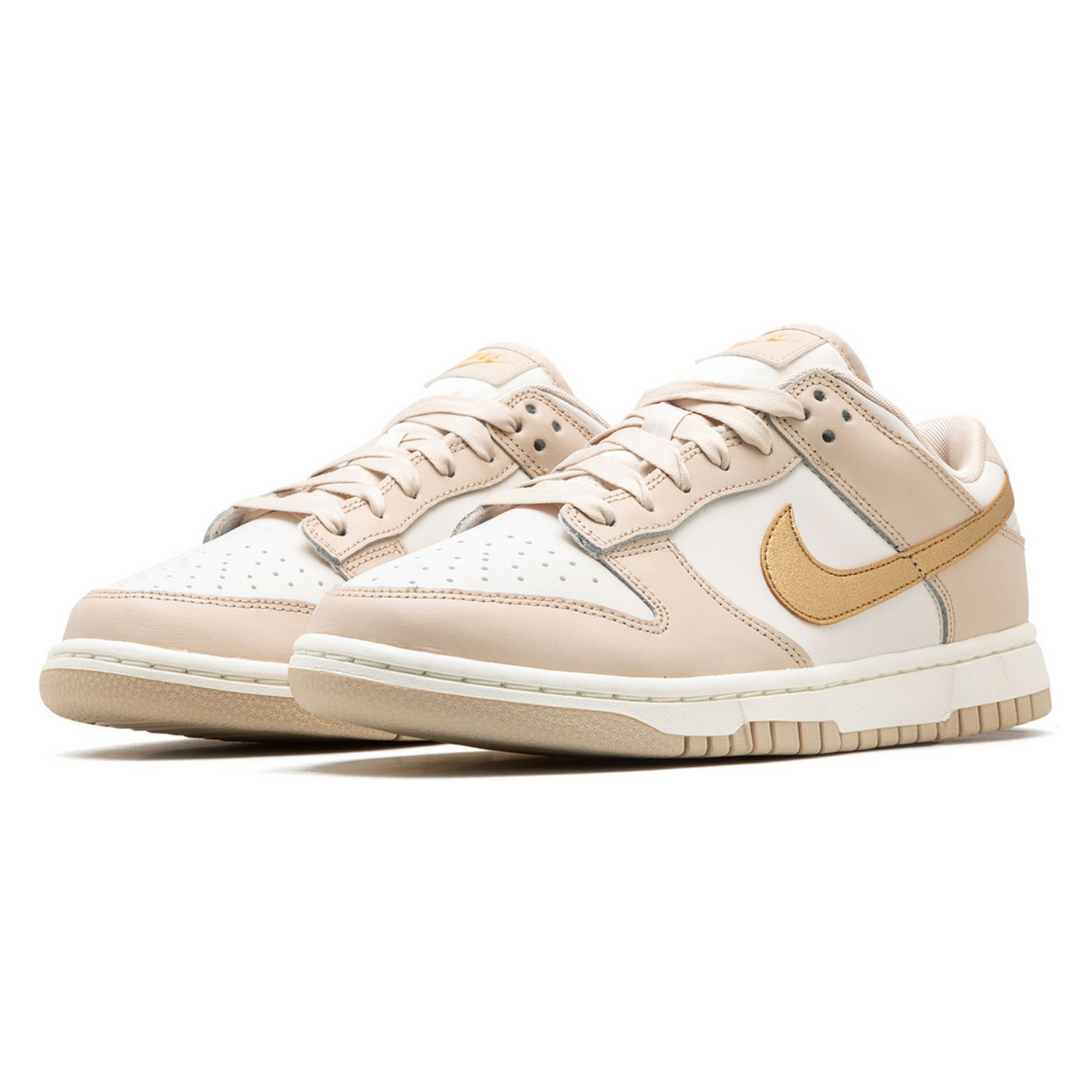 Nike Dunk Low "Phantom Metallic Gold"- Streetwear Fashion 950 - levefly.com