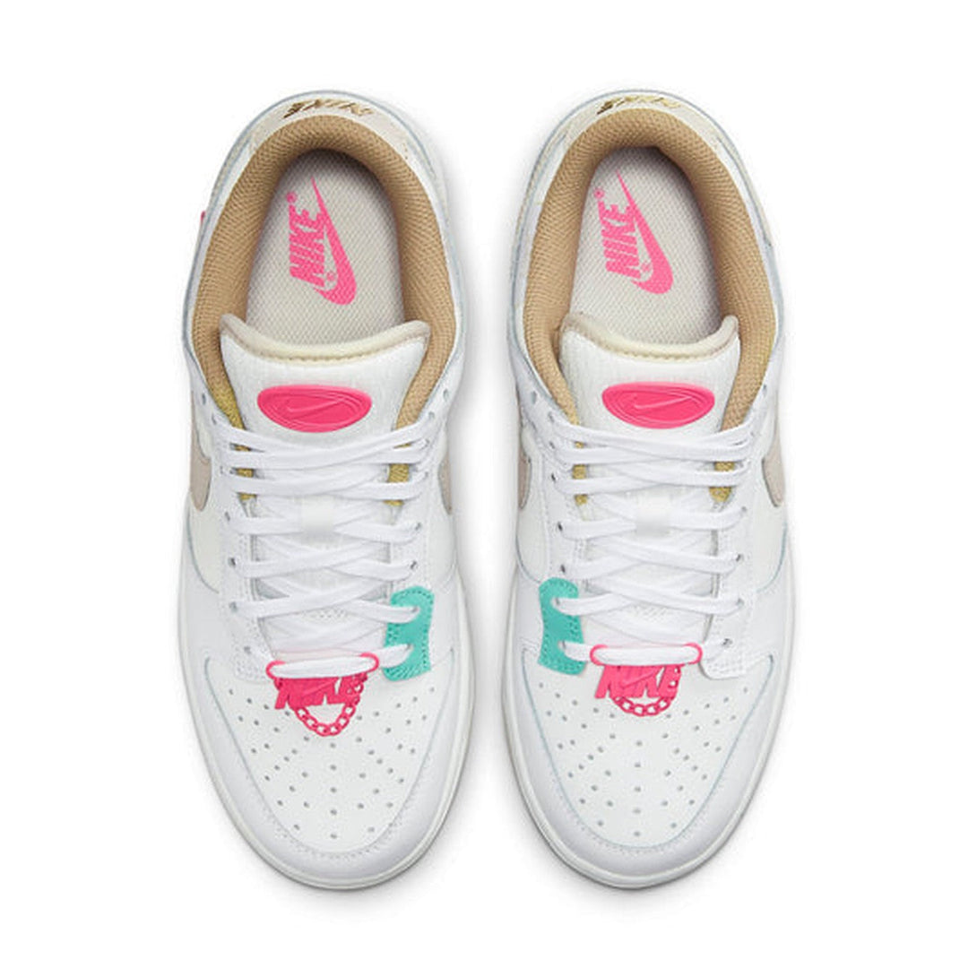 Nike Dunk Low 'Pink Bling'- Streetwear Fashion 950 - levefly.com