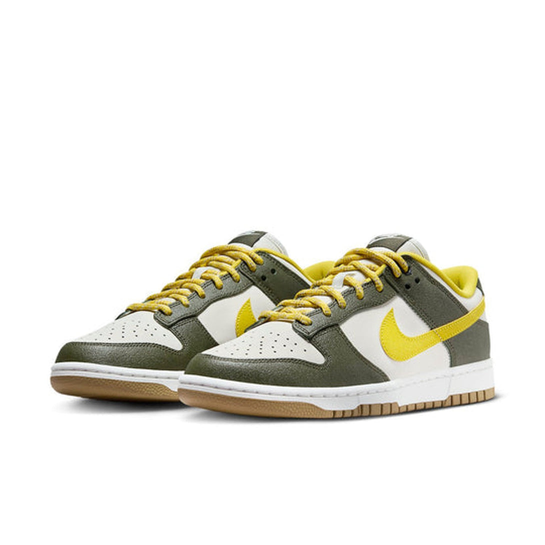 Nike Dunk Low Retro PRM 'Cargo Khaki Vivid Sulfur'- Streetwear Fashion 950 - levefly.com