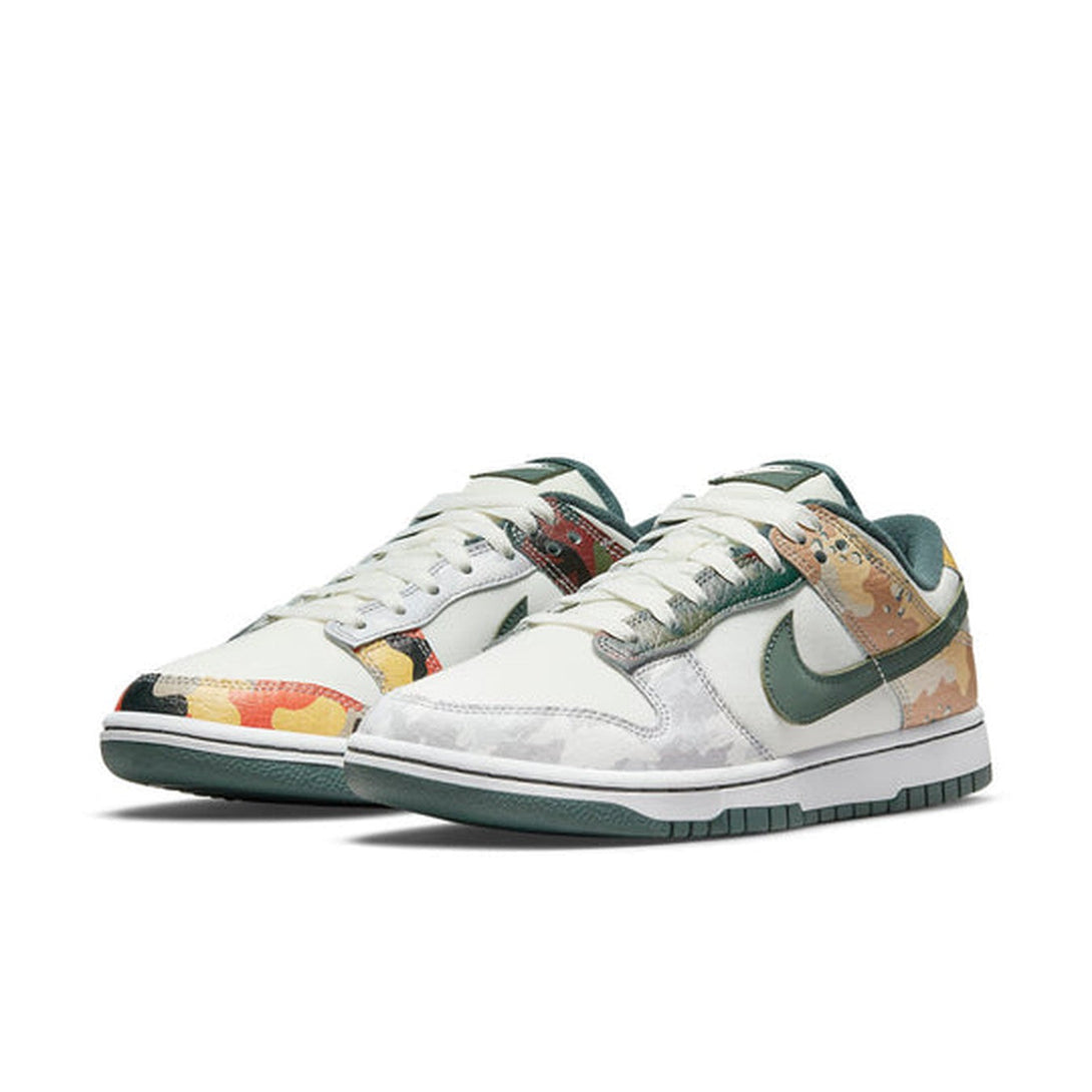 Nike Dunk Low SE 'Sail Multi-Camo'- Streetwear Fashion 950 - levefly.com